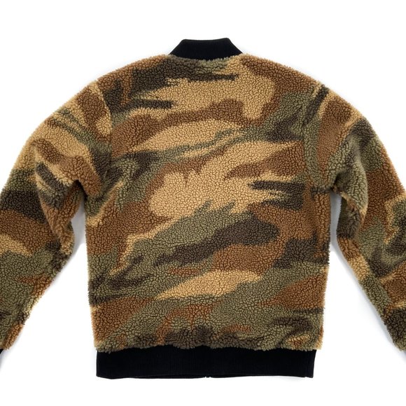 NWOT PATAGONIA Classic Retro X Fleece Jacket Camouflage Camo Deep Pile Sherpa S - Picture 3 of 8